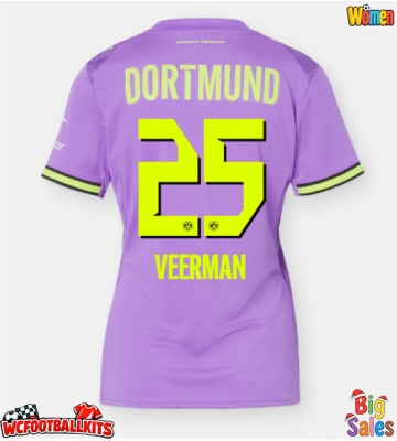 Borussia Dortmund Joey Veerman #25 Replica Third Stadium Shirt for Women 2026-27 Short Sleeve